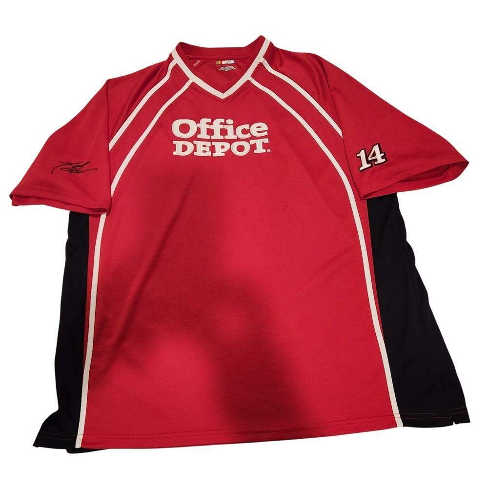 Vintage TONY STEWART RACING TEAM Home Depot Jersey Sz XXL Red Shirt #14‎ Nascar